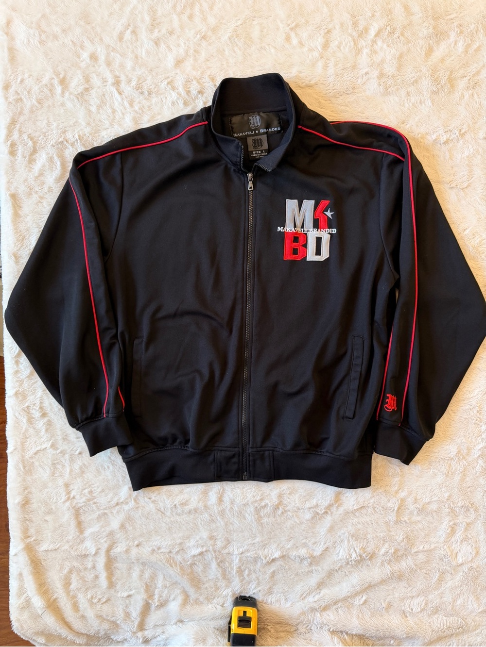 VTG Makaveli Branded Tupac Shakur Y2K Track Jacket L